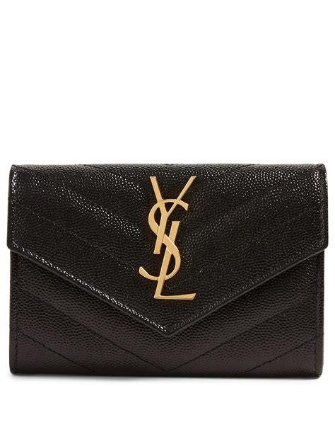 ysl wallet for ladies|ysl monogram quilted wallet.